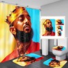African American Shower Curtain With Cultural Vibes