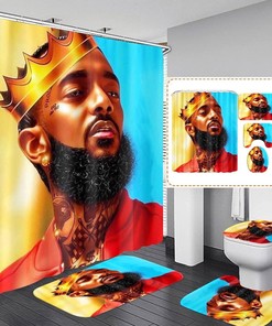 African American Shower Curtain With Cultural Vibes