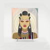 African American Woman Art Shower Curtain For Bold Bathroom Decor