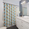 African American Woman Clouds And Horizon Shower Curtain
