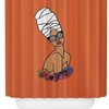 African American Woman Head Wrap Sunglasses Art Shower Curtain for Your Bathroom Decor