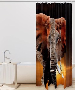 African Elephant Shower Curtain to Showcase Your Love for Wildlife