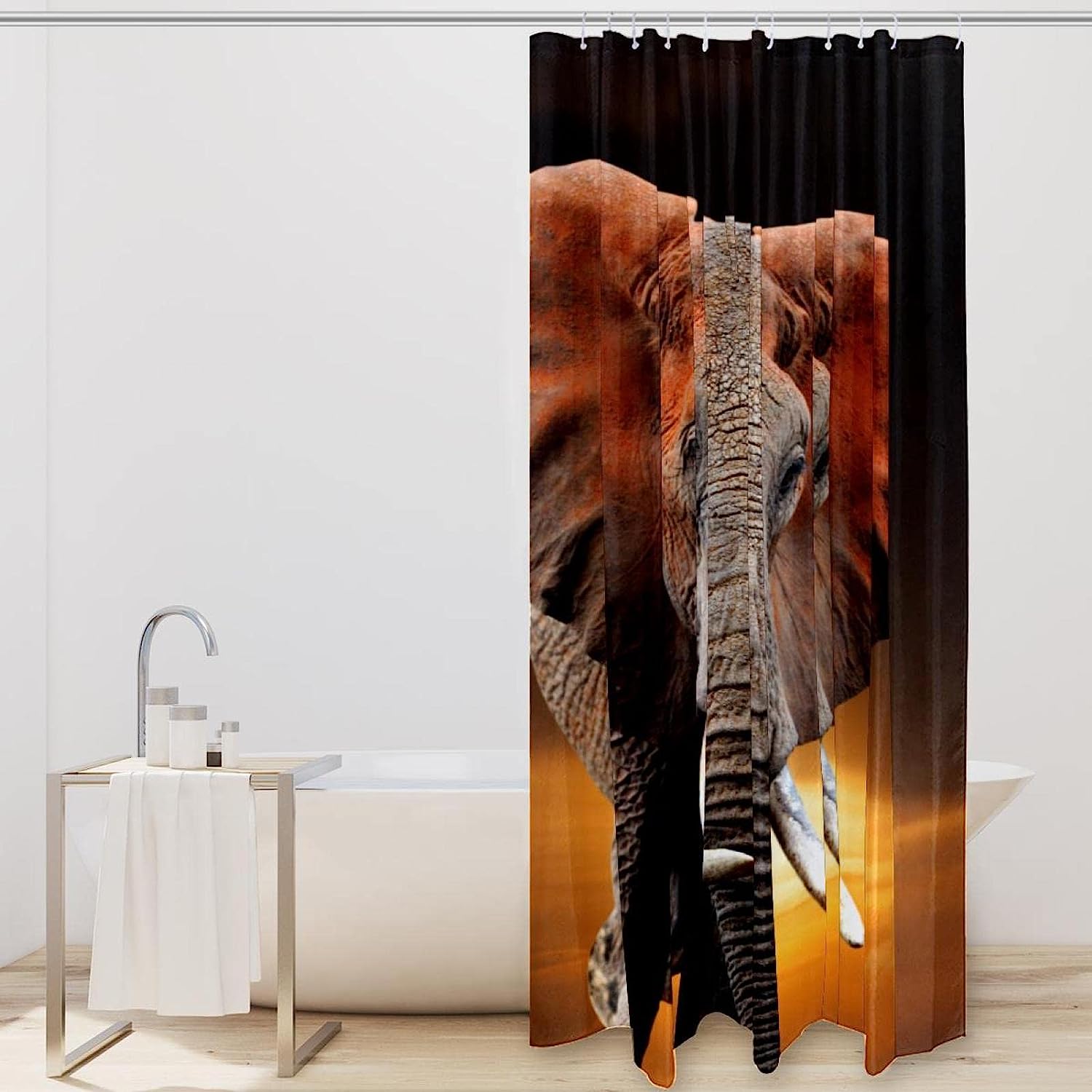 African Elephant Shower Curtain to Showcase Your Love for Wildlife
