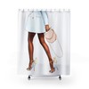 Afrocentric Black Girl Home Shower Curtain