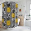 Ai Art Design Print Colorful Pineapple Hawaii Shower Curtain