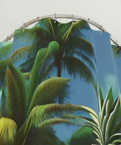 Ai Art Design Print Purple Pineapple Hawaii Shower Curtain For Modern Bathroom Decor