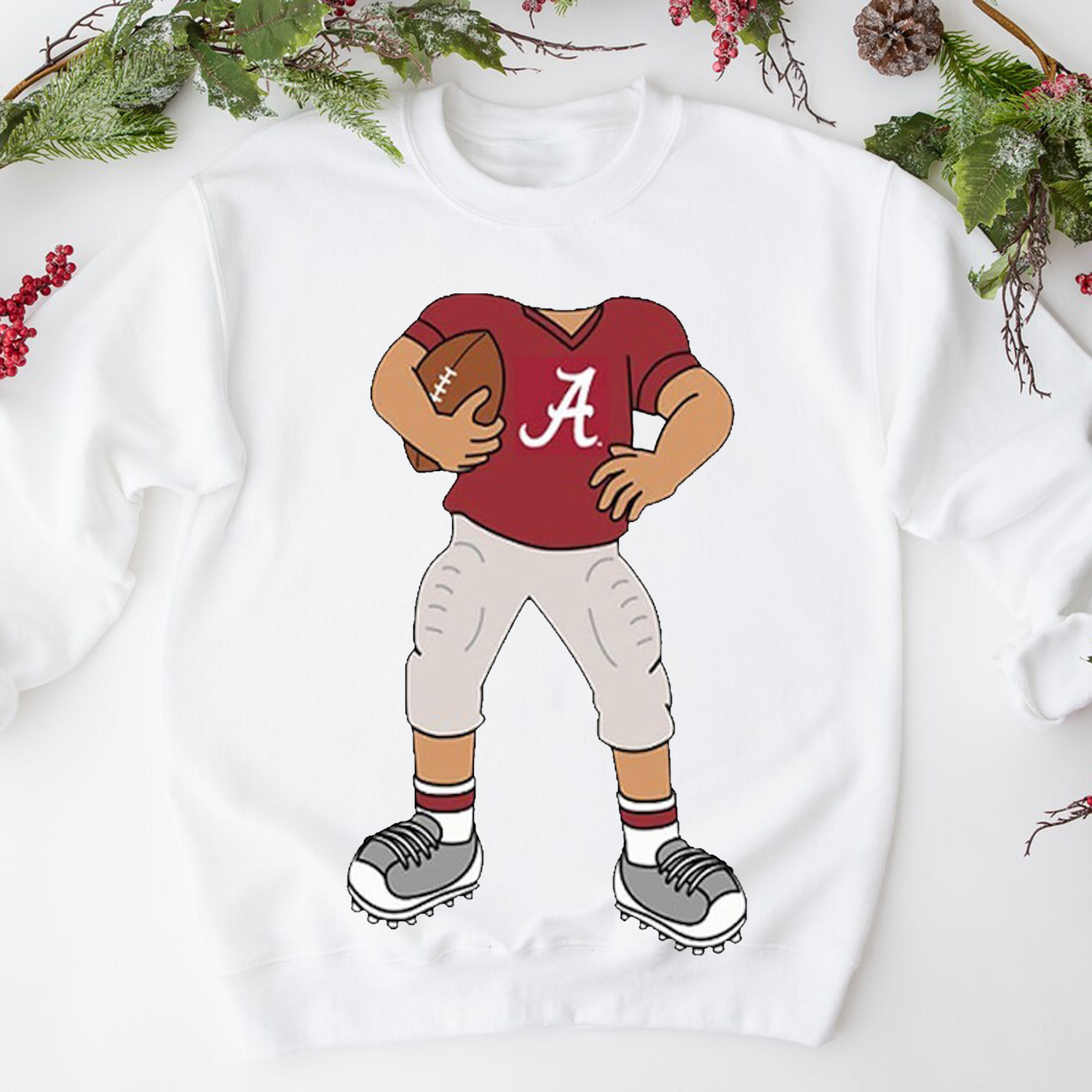 Alabama Crimson Tide Heads Up! Football T-Shirt for Fans