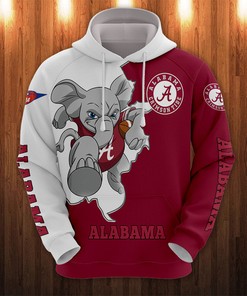 Alabama Crimson Tide Mascot Hoodie - Awesome Gift For Fans