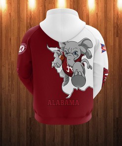 Alabama Crimson Tide Mascot Hoodie - Awesome Gift For Fans