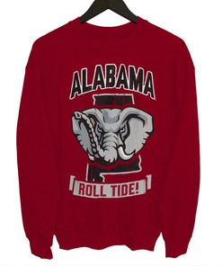 Alabama Crimson Tide Strong Mascot T-Shirt For Youth And Fans