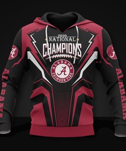 Alabama Crimson Tide Zip Hoodie - Long Sleeve Fan Gift
