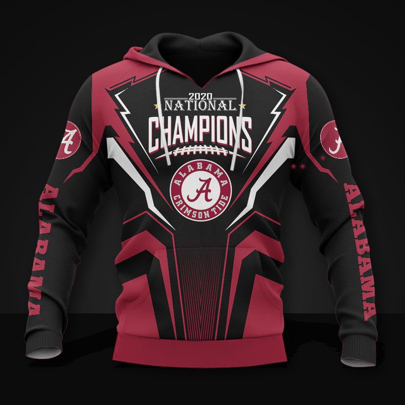Alabama Crimson Tide Zip Hoodie - Long Sleeve Fan Gift