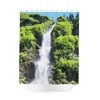 Alaskan Waterfall Polyester Shower Curtain For Nature Lovers Bathroom Decor