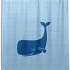 Alaza Colorful Cartoon Whale Print Shower Curtain For Happy Bathroom