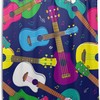 Alaza Hawaiian Ukulele Pop Colorful Shower Curtain For Bathroom Decoration