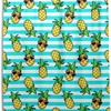 Alaza Pineapple Sunglasses Summer Print Shower Curtain For Beachy Bathroom Decor