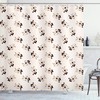 Alice Card Heart Fantasy Adventure World Wonderland Shower Curtain Design