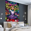 Alice In Wonderland Trippy Tapestry Shower Curtain for Creative Bath Decor