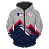 All Over Print 3D Baseball Zip Hoodie For New York Yankees Fans - Hoodie 