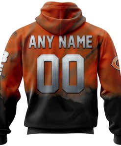 All Over Print 3D Carolina Panthers Skull Hoodie With Customizable Name & Number Gifts For Fans