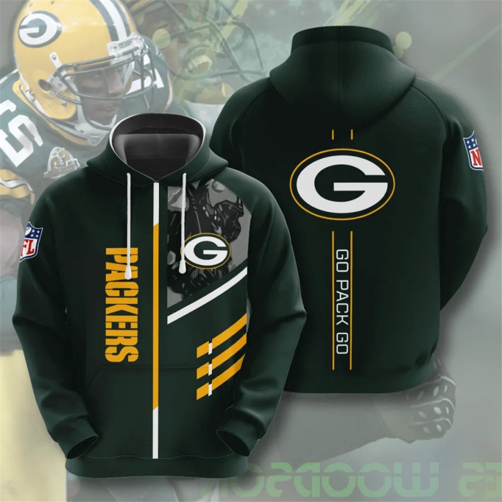 All Over Print 3D Zip Hoodie Pullover Size S-5Xl For Fans Of Green Bay Packers