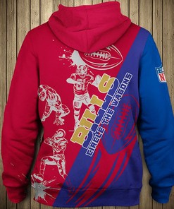 All Over Print Baltimore Ravens Hoodie 3D Cartoon Player Cute Zip Hoodie