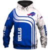All Over Print Baltimore Ravens Hoodie 3D One Way Zip Hoodies