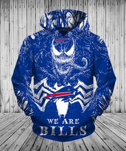 All Over Print Baltimore Ravens Hoodie 3D Venom Pullover Hoodie Gifts For Fans