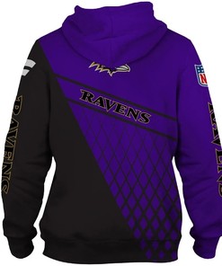 All Over Print Baltimore Ravens Hoodie 3D With Hooded Design Gifts For Fans