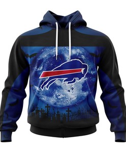 All Over Print Baltimore Ravens Hoodie Halloween Custom Name & Number Gifts For Fans