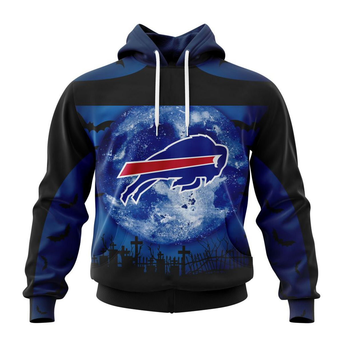 All Over Print Baltimore Ravens Hoodie Halloween Custom Name & Number Gifts For Fans
