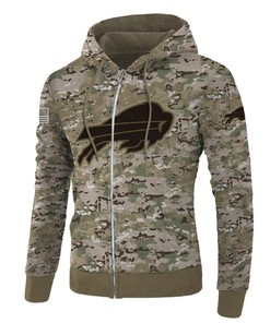 All Over Print Buffalo Bills Hoodie 3D Camo Graphic Gifts For Fans