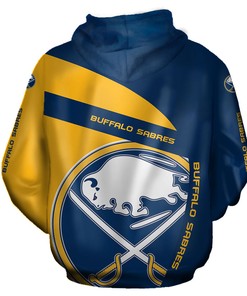 All Over Print Buffalo Sabres Hoodie With 3D Zip Hoodie Gift For Fans