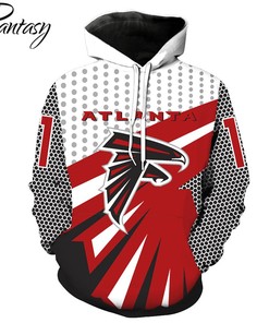 All Over Print Hoodie Featuring Atlanta Falcons Nfl With Zipper Or Pullover Style