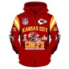 All Over Print Kansas City Chiefs 3D Super Bowl Liv Zip Up Hoodie Gift For Fans