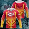 All Over Print Kansas City Chiefs 3D Zipper Hoodie Printful Gifts For Fans