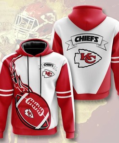 All Over Print Kansas City Chiefs Flame Balls Graphic Hoodie Gift For Fans