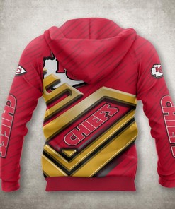 All Over Print Kansas City Chiefs No.1 Zip Up Hoodie Gift For Fans