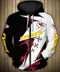 All Over Print Kansas City Chiefs Thunder Graphic Hoodie Gift For Fans
