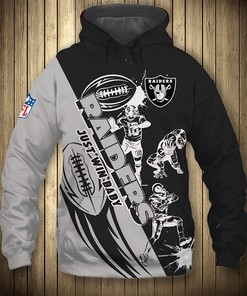 All Over Print Las Vegas Raiders Cartoon Player Cute Zip Hoodie