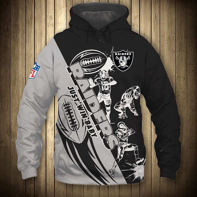 All Over Print Las Vegas Raiders Cartoon Player Cute Zip Hoodie