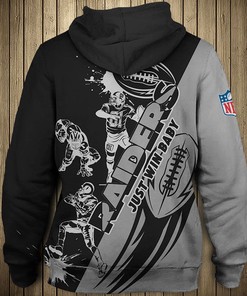 All Over Print Las Vegas Raiders Cartoon Player Cute Zip Hoodie