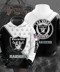 All Over Print Las Vegas Raiders Seal Motifs Hoodie Gift For Fans