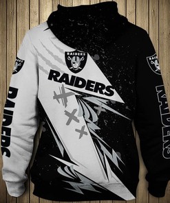 All Over Print Las Vegas Raiders Thunder Graphic Hoodie Gift For Fans