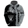 All Over Print Las Vegas Raiders Zip Up Hoodie Gift For Fans