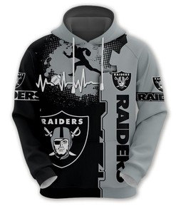 All Over Print Las Vegas Raiders Zip Up Hoodie Gift For Fans