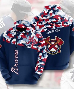 All Over Print Sport Hoodie Featuring Atlanta Braves Team