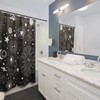 All Seeing Eye Galaxy Astrology Shower Curtain For Bathroom