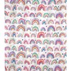 Allure Home Creation Rainbow Hearts Fabric Printed Shower Curtain - Colorful And Fun Bathroom Decorr
