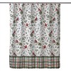 Alotta Llamas Shower Curtain, Blue Farmhouse Bathroom Decor